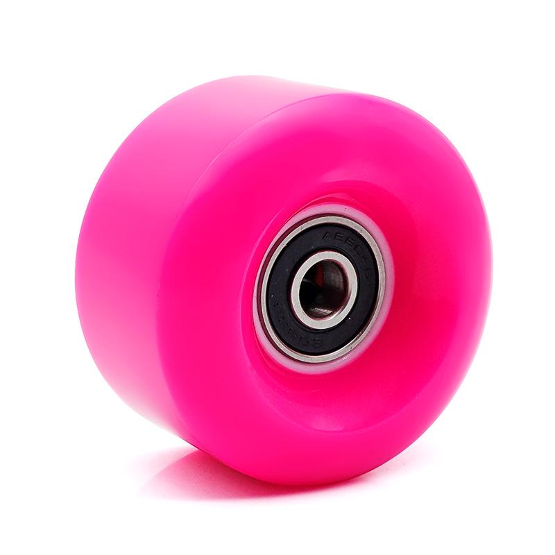 В наличии Двухрядные роликовые коньки с полиуретановыми колесами – Несветящиеся четырехколесные коньки