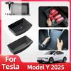Автомобильная наклейка 2025 ГОРЯЧАЯ Для Tesla Model Y Juniper 2021-2025 Подсиденный ящик для хранения Стиль водителя и пассажира TPE Модифицированное хранилище