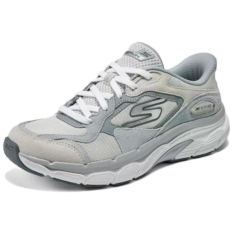 Skechers Серия Go Удобные Амортизирующие Низкие Повседневные Кроссовки Женские 129224-GRY