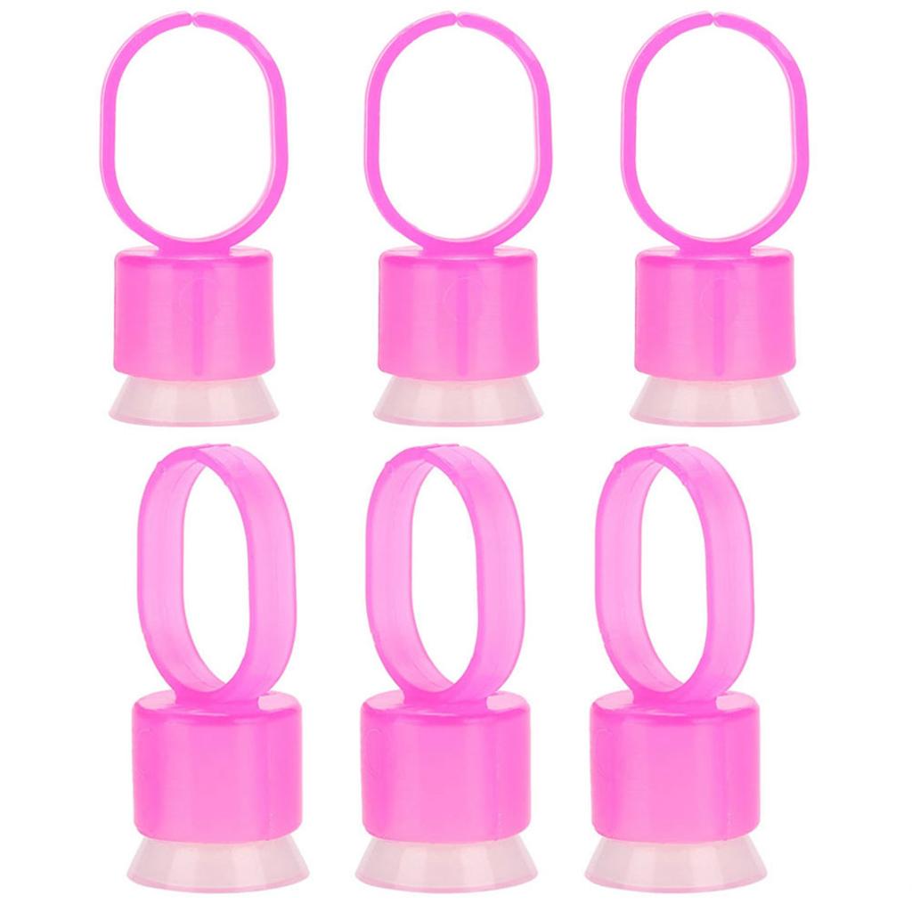Disposable Tattoo Ink Ring Cups With Sponge Pigment Holder Permanent Makeup