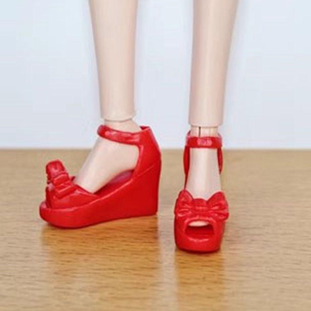 Пластиковые кукольные сапоги, аксессуары, кукольные высокие каблуки, модные сапоги до колена, 30 см, куклы/1/6, куклы BJD