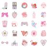 50 Pink Cute Mix And Match Style Graffiti Stickers Diy Creative Handbook Diary Stickers