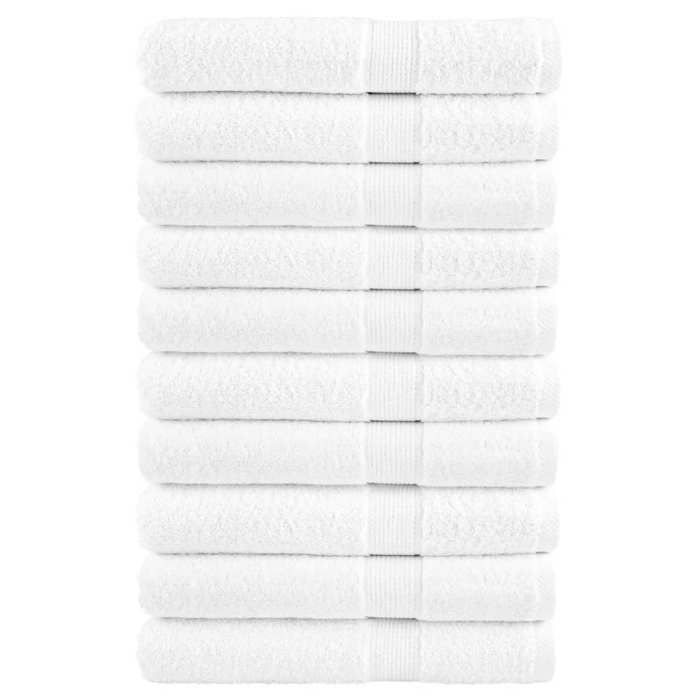 VidaXL Serviettes de Sauna de Qualité Supérieure 10 pcs, Paréos de Sauna, Draps de Bain, Serviettes de Douche Salle de Bain 137138