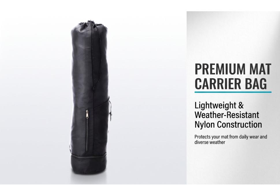 Sport Mat Bag Backpack Water Bottle Wet Nylon Water Proof Carrier Bag for Gym Travel