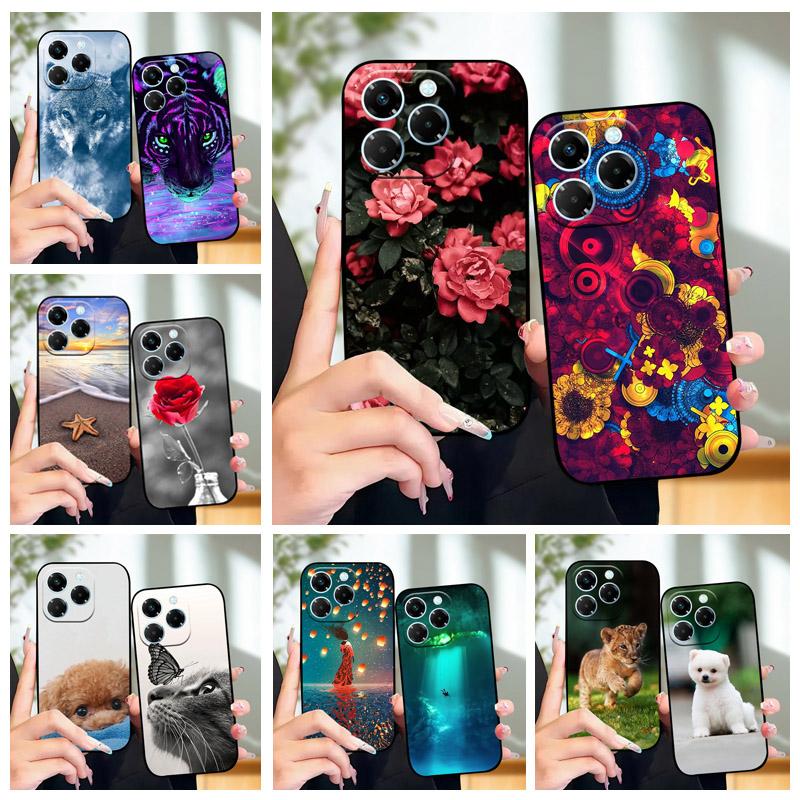 Для Infinix Note 40X 5G Чехол X6838 Популярный Модный Мягкий Силиконовый Чехлы для Телефона Бампер Защитная Крышка Для Infinix Note40X Защитник Fundas