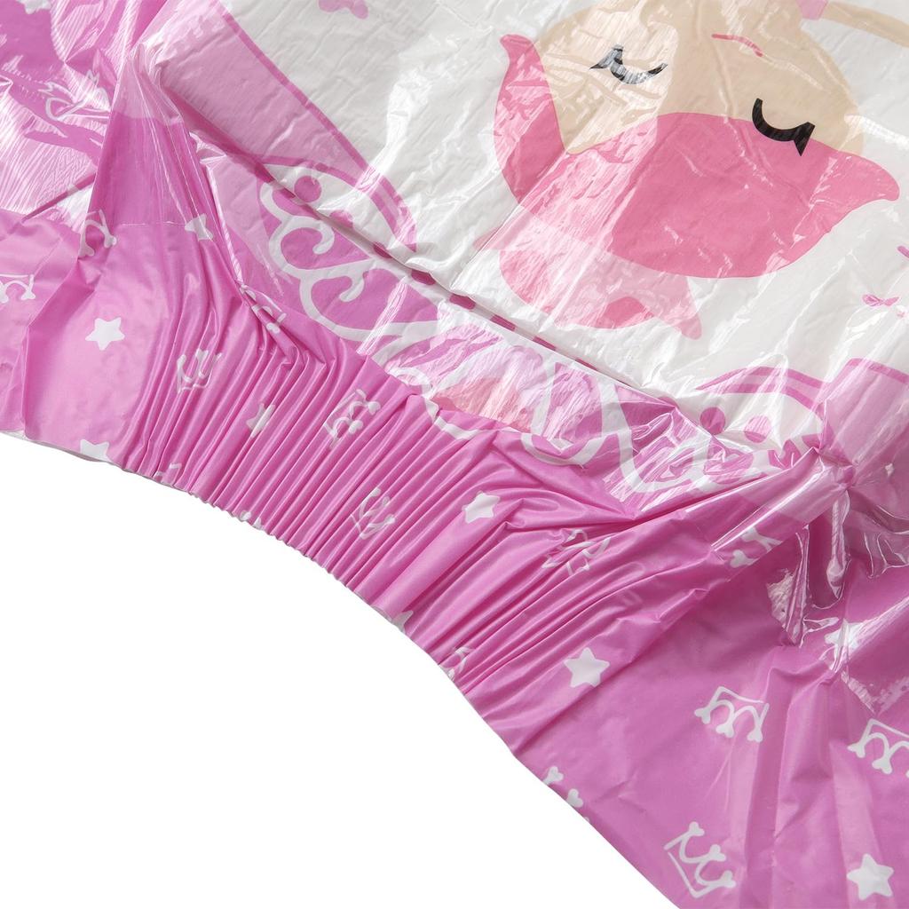 Набор подгузников для взрослых CutiePlusU (10 штук) с этикетками, Максимальная ночная впитываемость - Принцесса (M, Размер 71-96см)