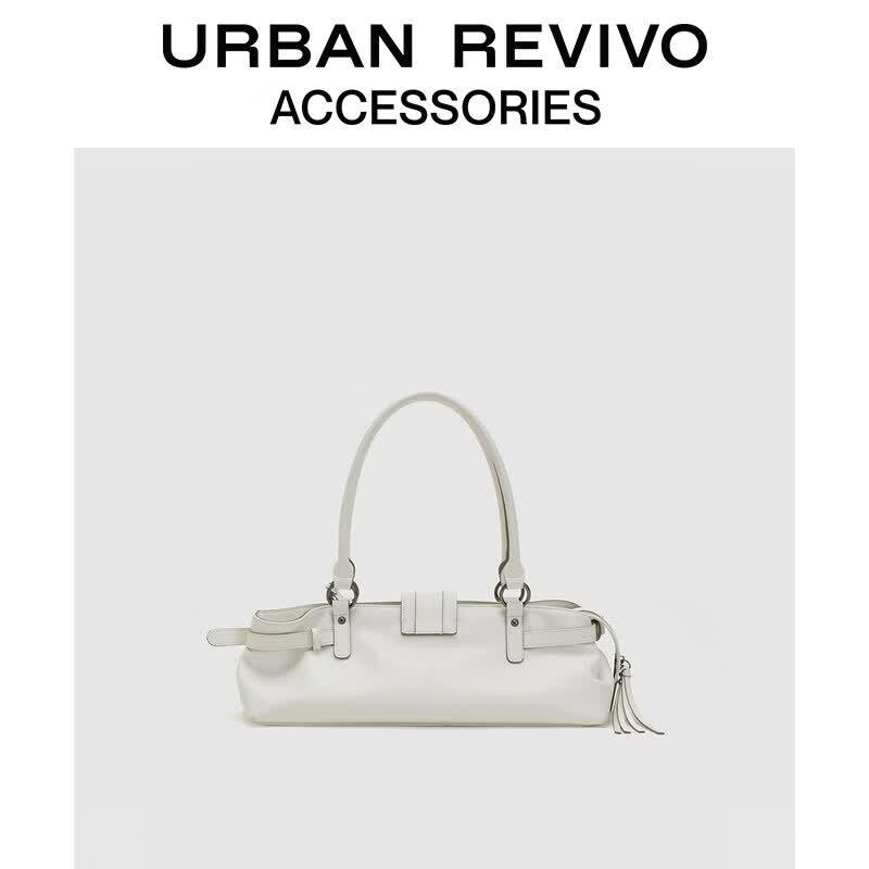 URBAN REVIVO Сумка-багет на плечо с ретро-пряжкой