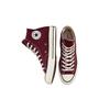 Converse Chuck 70 High Recycled Canvas - Deep Bordeaux Unisex Sneakers Red 171567C