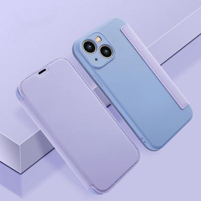 Чехол-книжка из жидкого силикона и кожи с отделением для карт для iPhone 16 Pro 15 14 Pro Max 12 Mini 13 11 XR XS 8 7 Plus, однотонный, мягкий матовый чехол