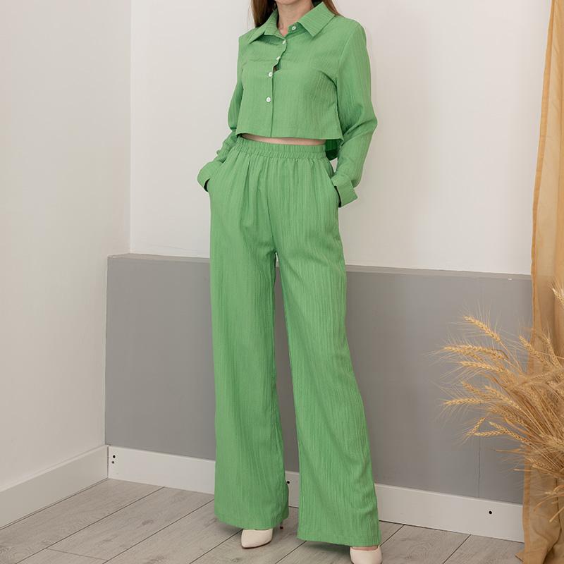 Streamgirl женские летние брюки комплекты из 2 предметов укороченные топы и широкие брюки белый шифон тонкие комплекты брюк из двух предметов женские костюмы