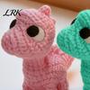 Скандинавский стиль Динозавр 3D-печатная фигурка, Милая мини-статуэтка Динозавра с вязаной текстурой, Настольное украшение, Миниатюрное коллекционное украшение для детей