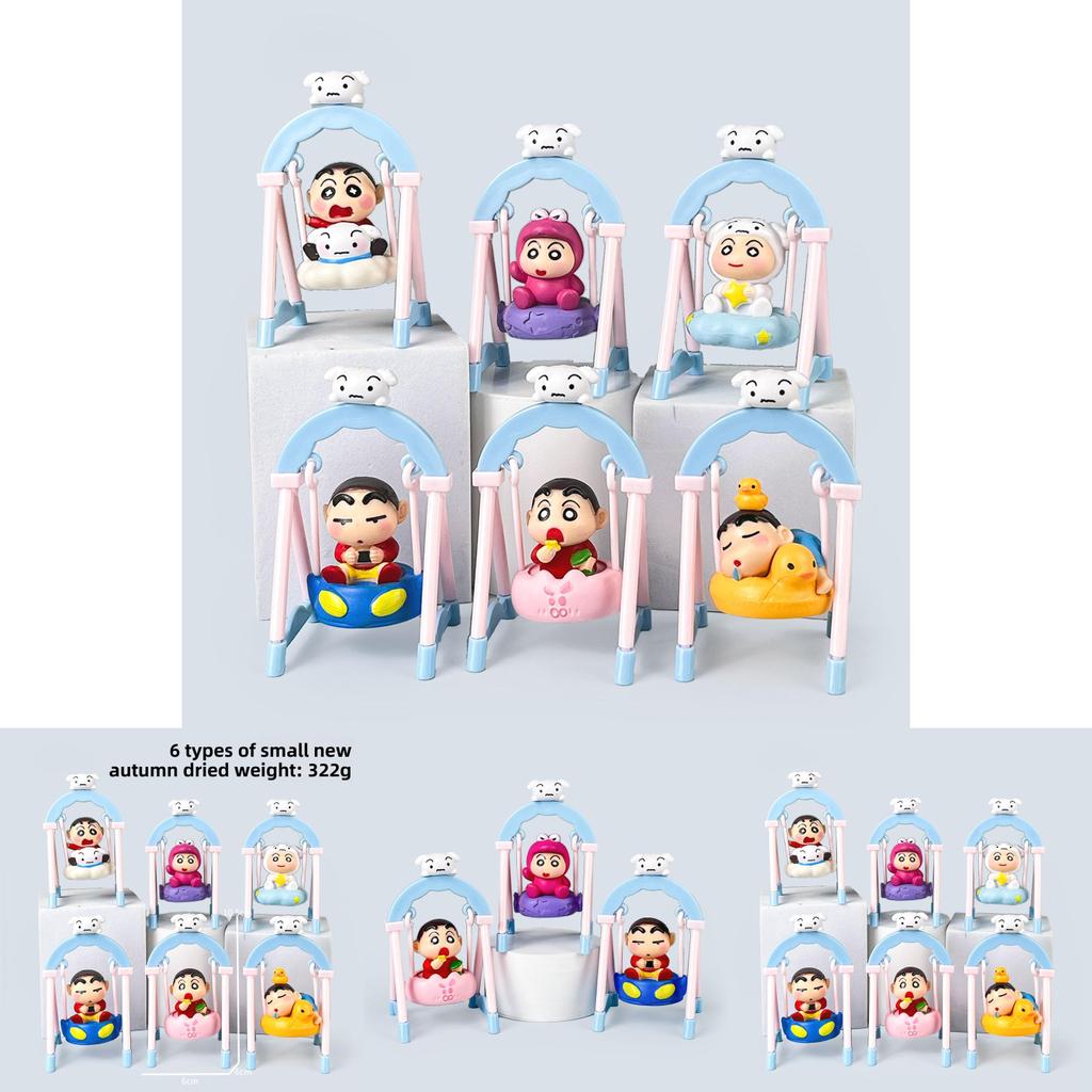 Crayon Shinchan Swing Series Pvc Collectible Toy For Fans And Kids