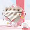 Transparent Kalimba Mini Fingers Piano 17/21 Keys Keyboard Instruments Gift Thumbs Piano Leisure and Entertainment