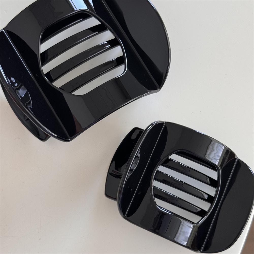 Retro High-End Shark Clip, Women'S Back Of The Head Grab Clip, Versatile Half Tie Hair Hairpin, Elegant Hair Accessory