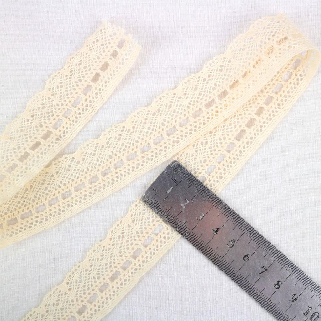 Тонкая хлопковая кружевная нить DIY Аксессуары для одежды, Хлопковая нить Кружево-шнурок для штрих-кода, Кружевная ткань для диванных занавесок, юбок для кукол