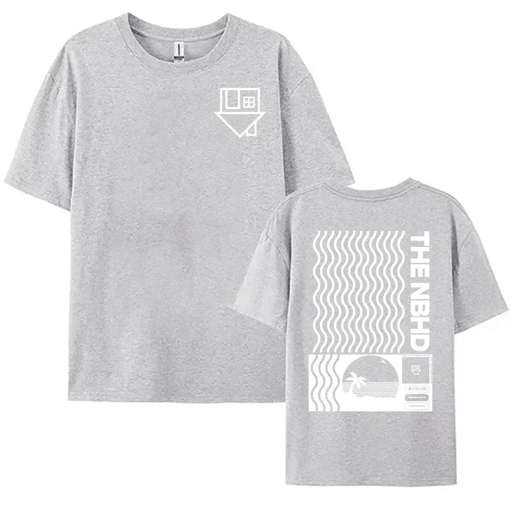 Wiped Out Album Printing Tshirts The Neighbourhood Nbhd Band Tshirt Cotton High Quality Summer Teeshirt Wounisex Unisex Clothes Tee