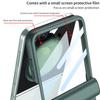 Гальванический чехол для телефона с большим окном для Samsung Galaxy Z Flip 5 5G, защита от падения, противоударный защитный чехол
