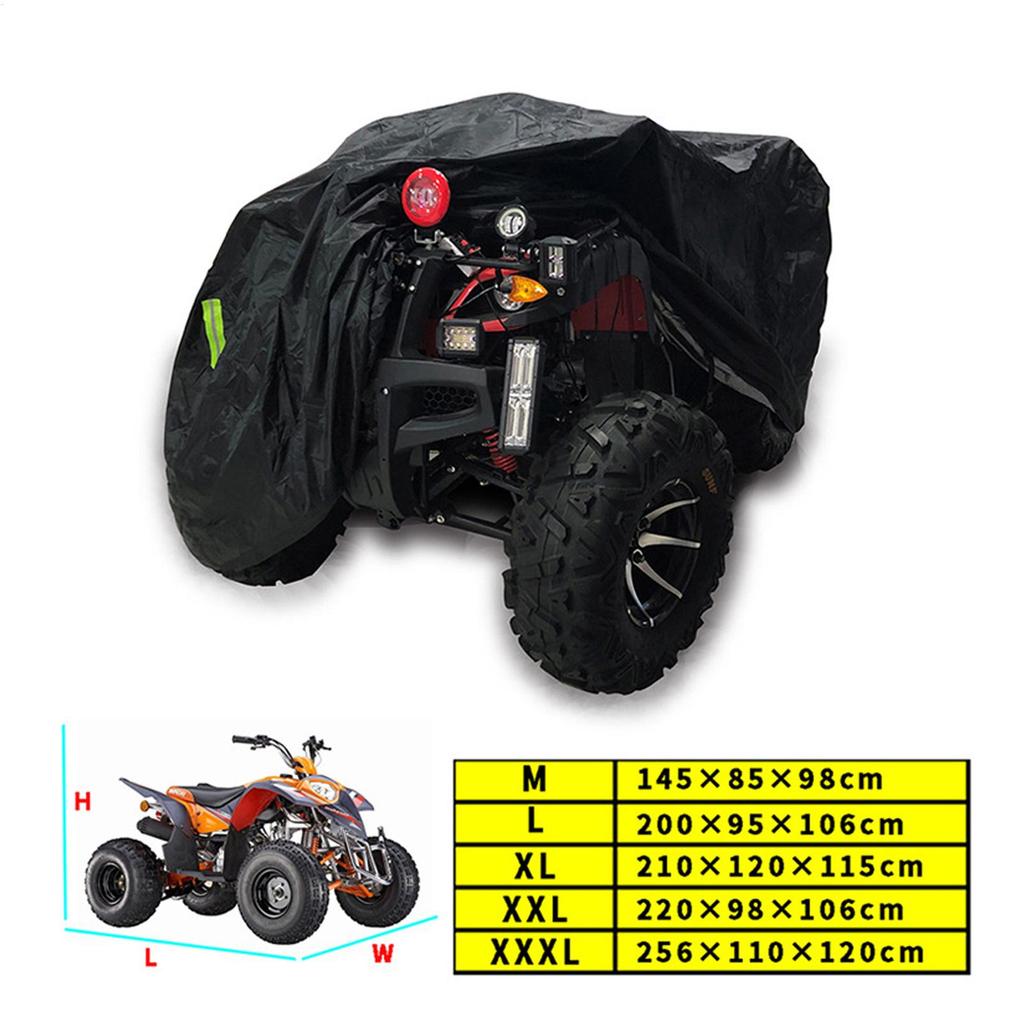 Водонепроницаемые чехлы для квадроцикла с защитой от УФ-излучения, 4-колесный защитный чехол для квадроцикла для улицы, гаража, кемпинга, путешествий, приключений, сельскохозяйственного транспорта