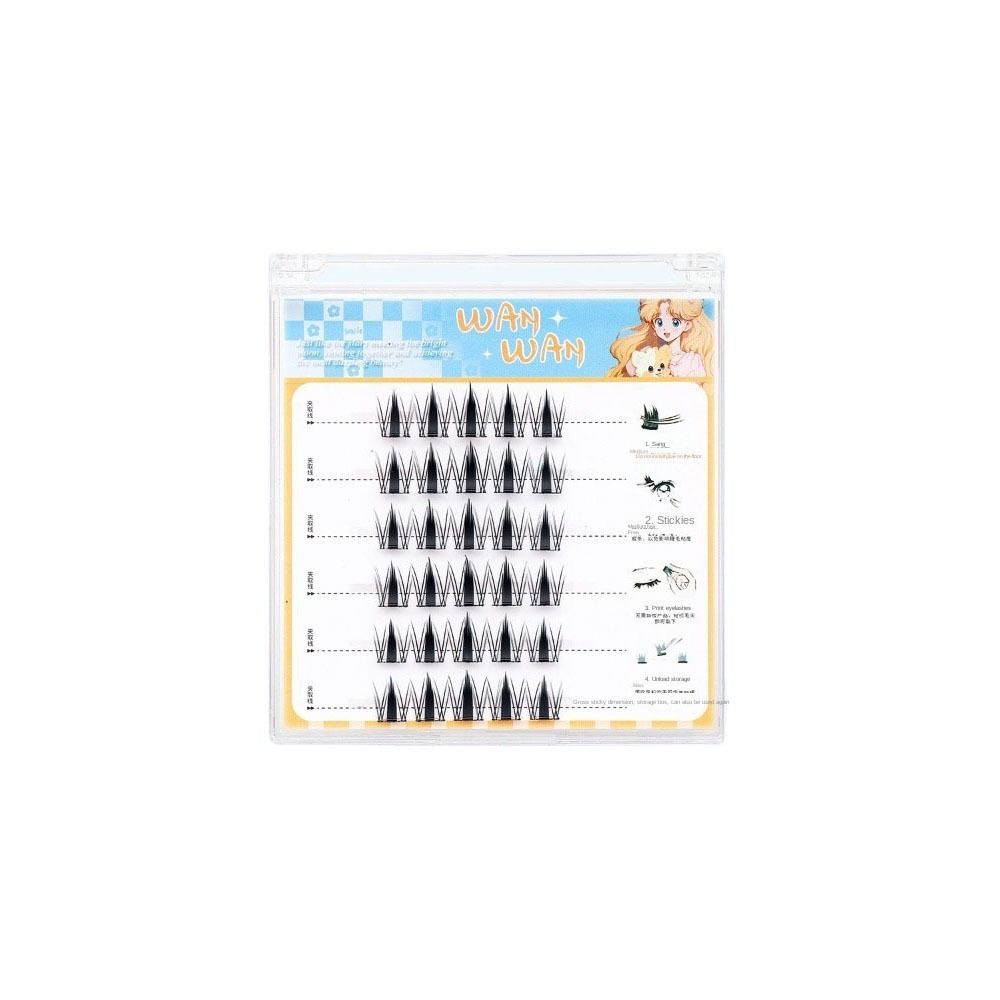 Sweet Adhesive False Eyelashes Makeup False Eyelash Clusters Grafting Lashes