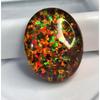 Fire Opal Bi-Color Doublet Natural 8-10 Ct Oval Cut Fabulous Loose Gemstone