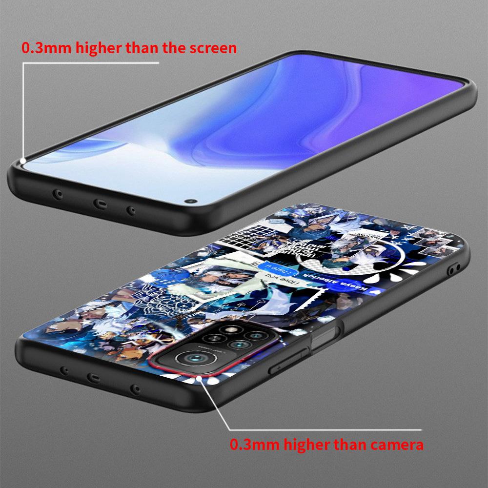 Phone Case For Xiaomi Mi Poco X3 NFC 10T Pro 11T 11 Lite Note 10 M3 9T F3 CC9 Black Soft Cover A2 F1 Shell Genshin Impact Fundas