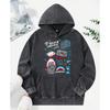 Make Money Creative Illustration Prints Female Hoodies Fashion Loose Hoody Casual Cotton Sweatshirt Sportswear