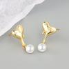 925 Sterling Silver Heart Hoop Earrings Stud Earrings Silver Women Star Butterfly Earrings for Women Jewelry Gift E357