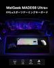 MelGeek MADE68 Wired US English Hall Effect Magnetic Gaming Rapid RGB Snap Tap Adjustable Online HIVE Aluminum Case Black Ultra+ Keyboard, Layout,