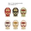 Toothpick Dispenser Retro Relief Design Plastic Luxury Pop-up Toothpick Organizer Box Rose Flower Desktop Decor Holder for Home