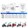 Мотоциклетный брезентовый ветрозащитный чехол для мотоцикла водонепроницаемый уличный со светоотражающими полосками устойчивый чехол для мотоцикла пылезащитный чехол