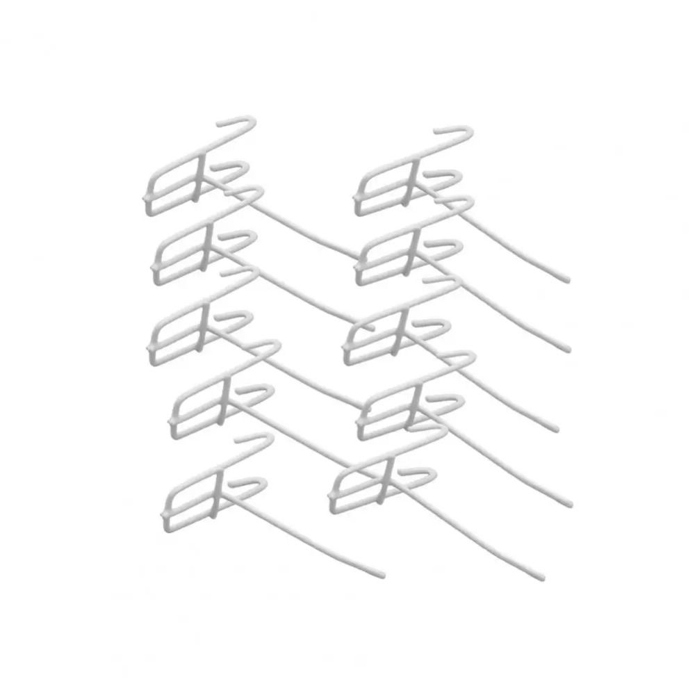10Pcs Reusable Net Panel Hooks Universal Storage Hook Display Panel Shelf Hook  Door Key