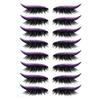 8 Pairs Lazy Eye Shadow Eyelash Patch Waterproof Glitter Eyeshadow Eyelashes Makeup Stickers Eye Makeup Stickers with False Lashes Shadow