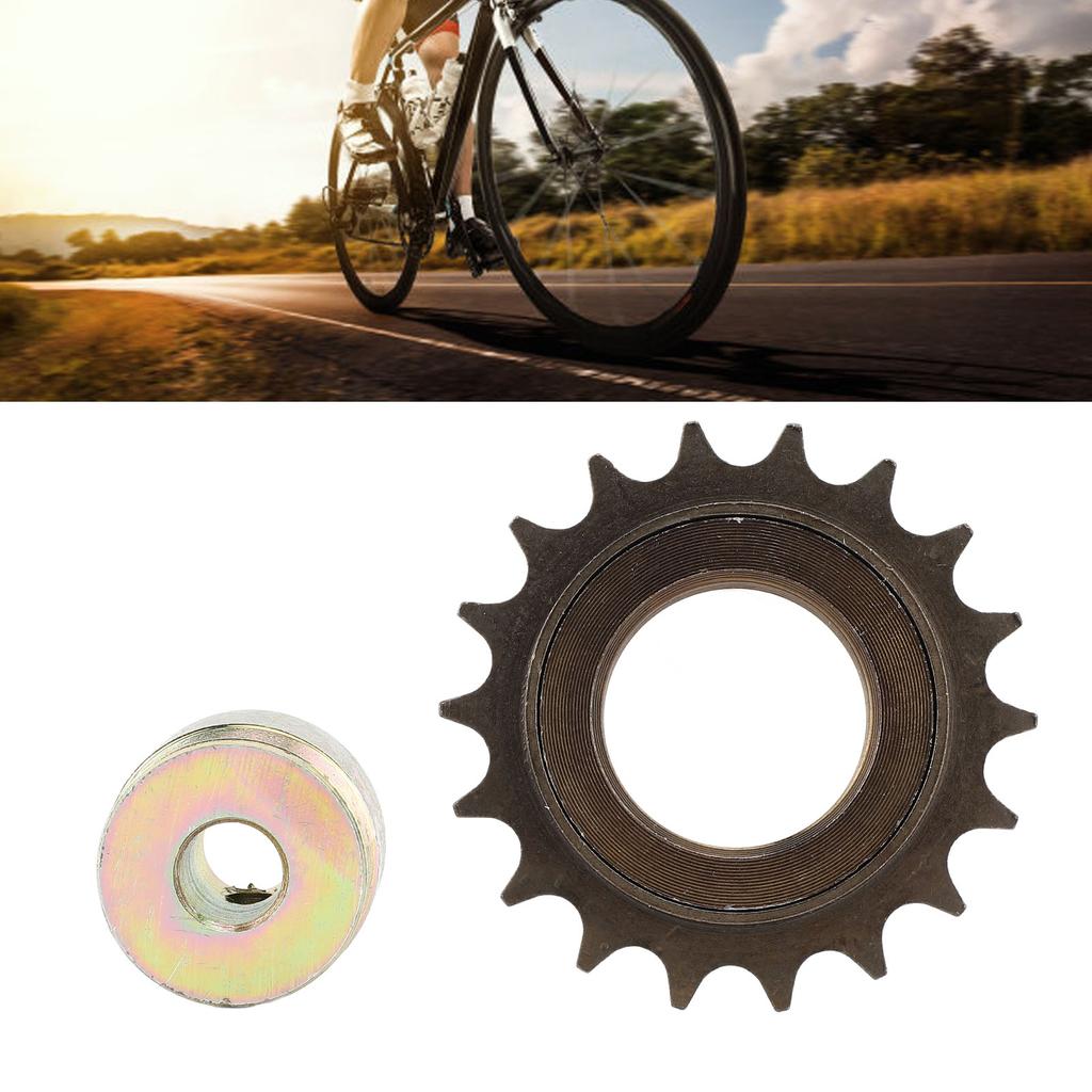 Single Speed Freewheel 18T Threaded Freewheel with 13mm Connector Cycling Replacement A