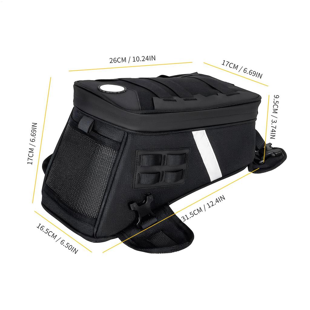 Portable Waterproof Motorcycle oil Fuel Tank Bag Navigation Universal Motorbike Riding Cycling Tool Backpack Portable