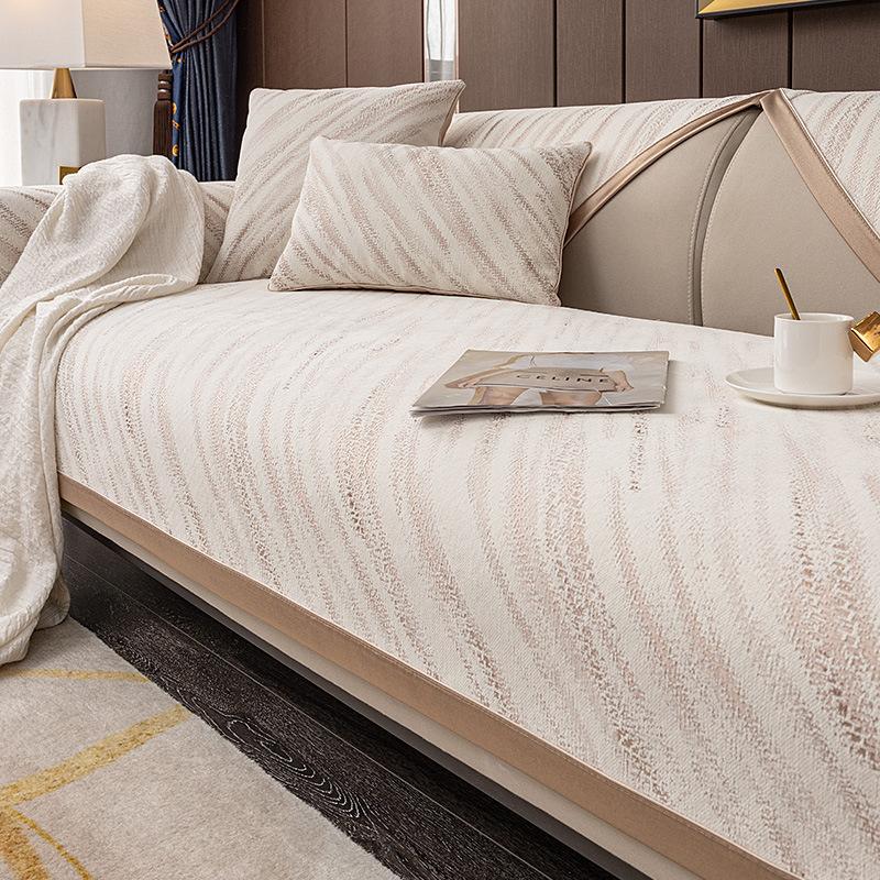 Подушка для дивана Four Seasons Универсальная нескользящая подушка High Sense Простая современная легкая роскошная кожаная ткань для дивана Полотенце на спинку