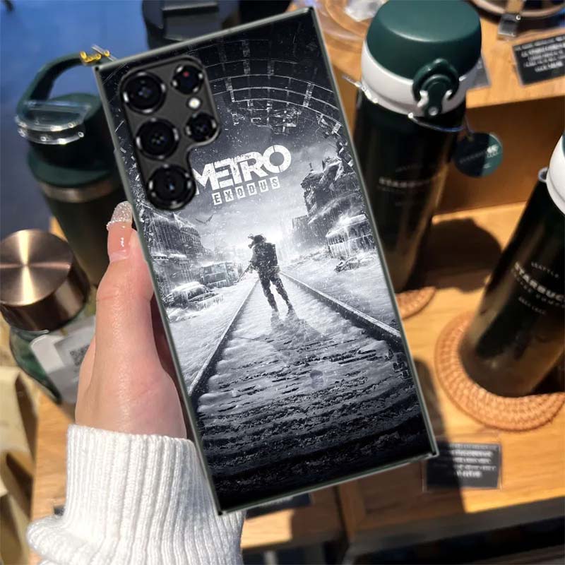 Metro 2033 Чехлы Чехол для телефона для Samsung Galaxy S26 Ultra S25 Edge S24 S23 FE S21 Plus S20 S22 Чехол ТПУ Капа Оболочка Ударопрочный Pa