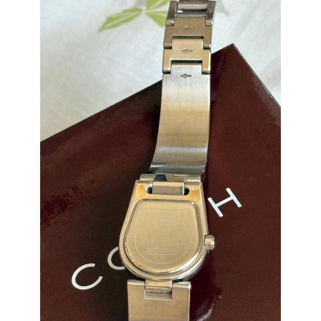 Подержанные женские часы COACH серебристые