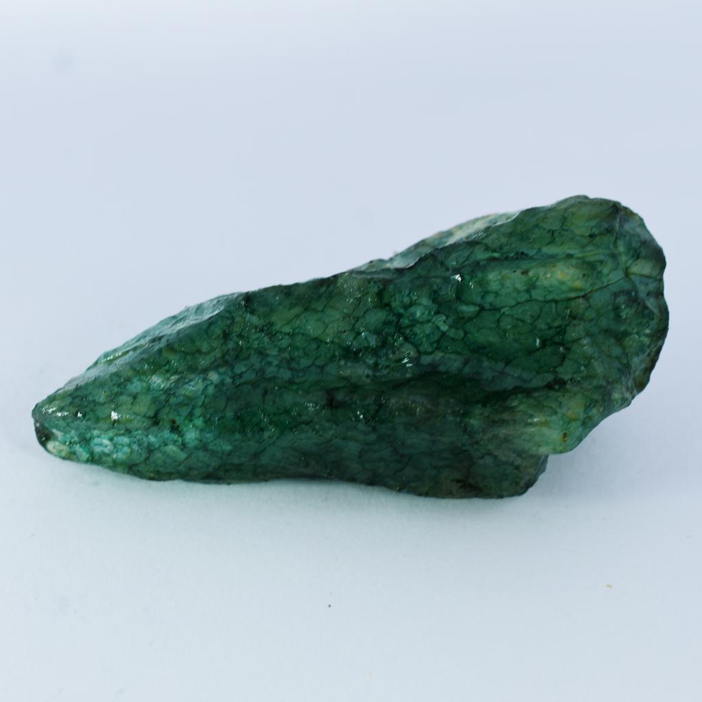 194.40 Ct Natural Emerald Huge Rough Earth Mined Certified Green Loose Gemstone