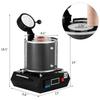 Gold Melting Furnace, 1350W, 1150 Max Temperature, Digital Electric Melting Furnace Machine, with 3 kg Ceramic Crucible, for Casting Refining Precious