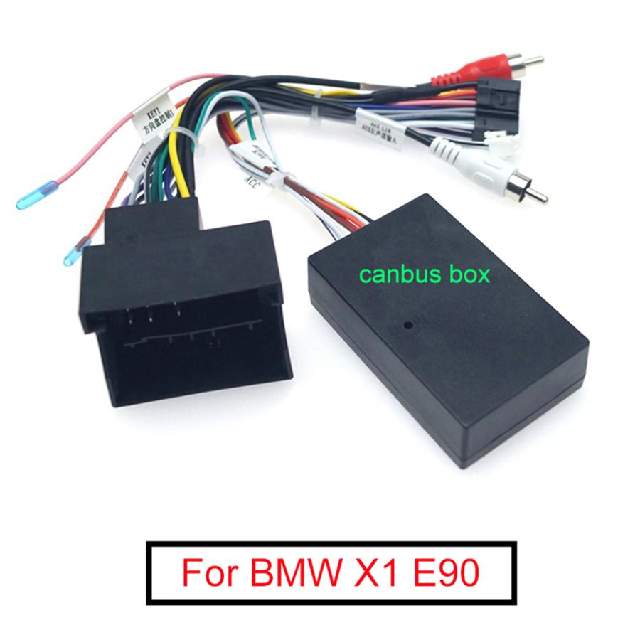 Для 2004-2021 BMW X1 E90 Навигационная стереосистема 16-контактный разъем жгута проводов + Canbus
