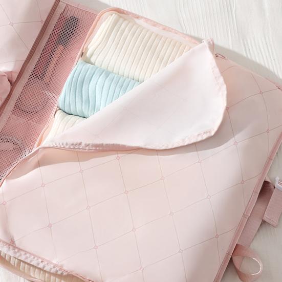 Travel Organizer Bag Large Capacity Foldable Storage Pouch with Multiple