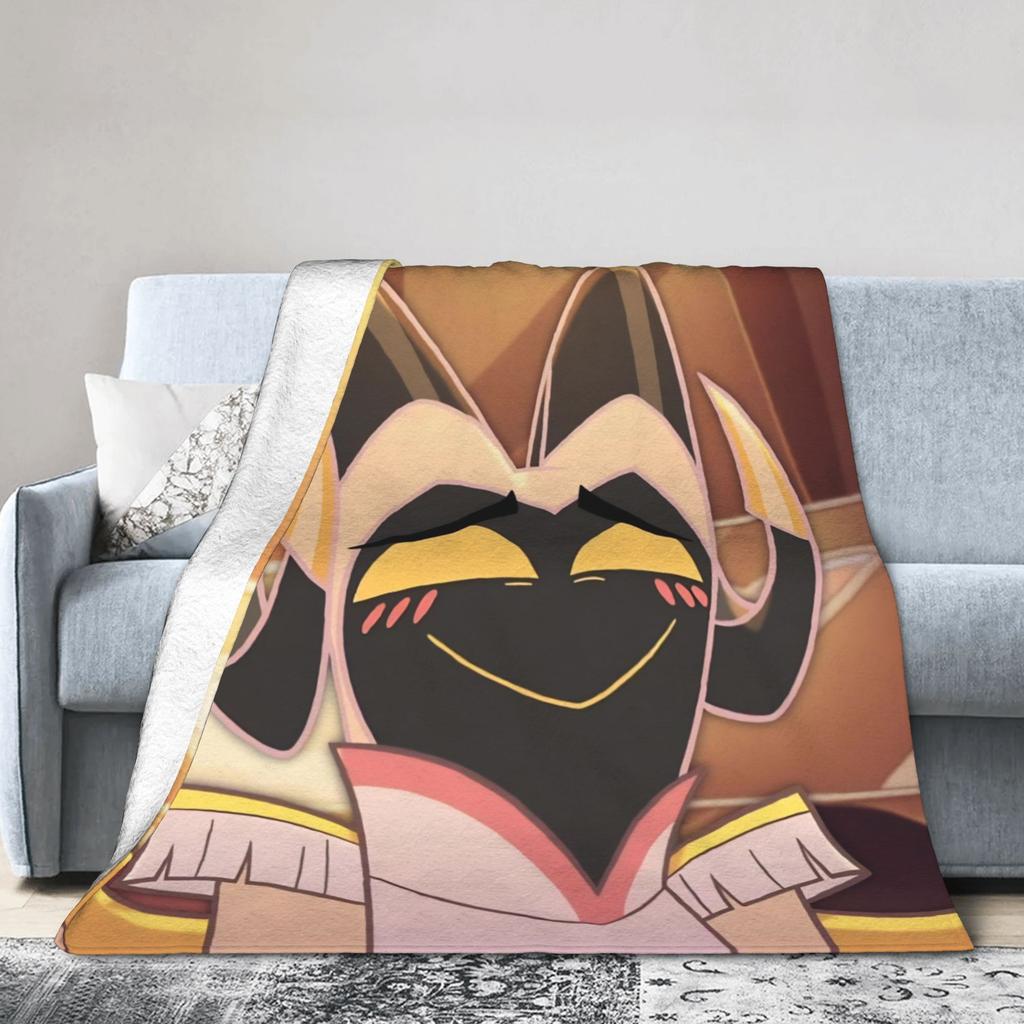 Adam Hazbins Hotels Anime Blankets Velvet Summer Portable Ultra-Soft Throw Blankets for Home Travel Bedspreads