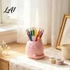 Animal Shaped Pencil Cup Pen Holder Cartoon Cat Shape Desk Organizer Smooth Surface Decorative Decor Stationery Holder for Pencils Gel Pens