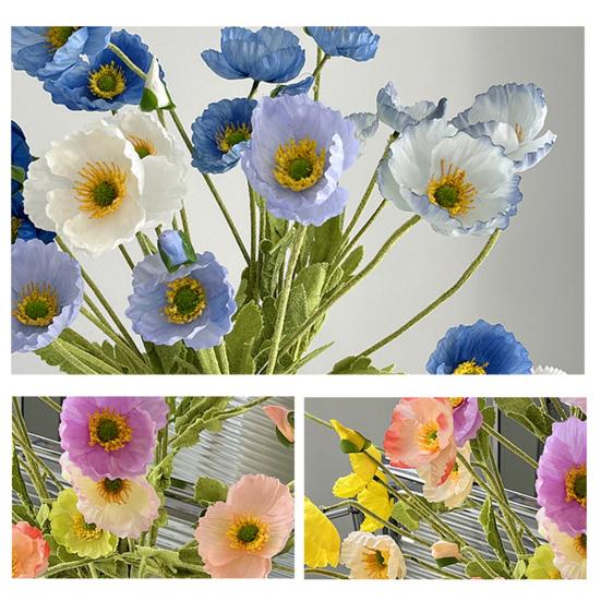 Искусственные цветы Весенние украшения Реалистичные цветы ручной работы с гибким стеблем для домашней цветочной композиции Весенний свадебный праздничный декор