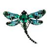 Ретро Большие Хрустальные Броши Стрекозы Женские Цветные Сплавы Насекомые Брошь Булавки Подарки