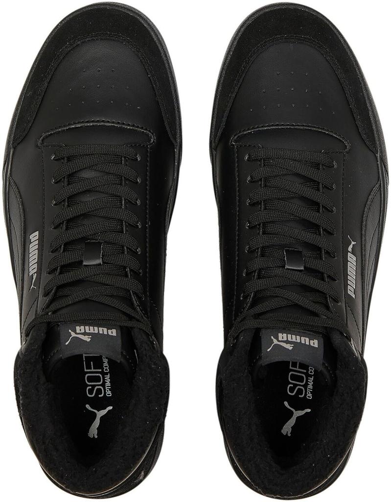 Кроссовки Puma Shuffle Mid Fur (387609) черный/черный/стальной серый