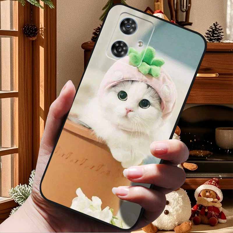 Для Moto G84 G54 5G Чехол Модный Мягкий ТПУ Силиконовый Бампер Чехол для Телефона для Motorola Moto G84 5G MotoG54 G 54 84 Coque Capa Коты