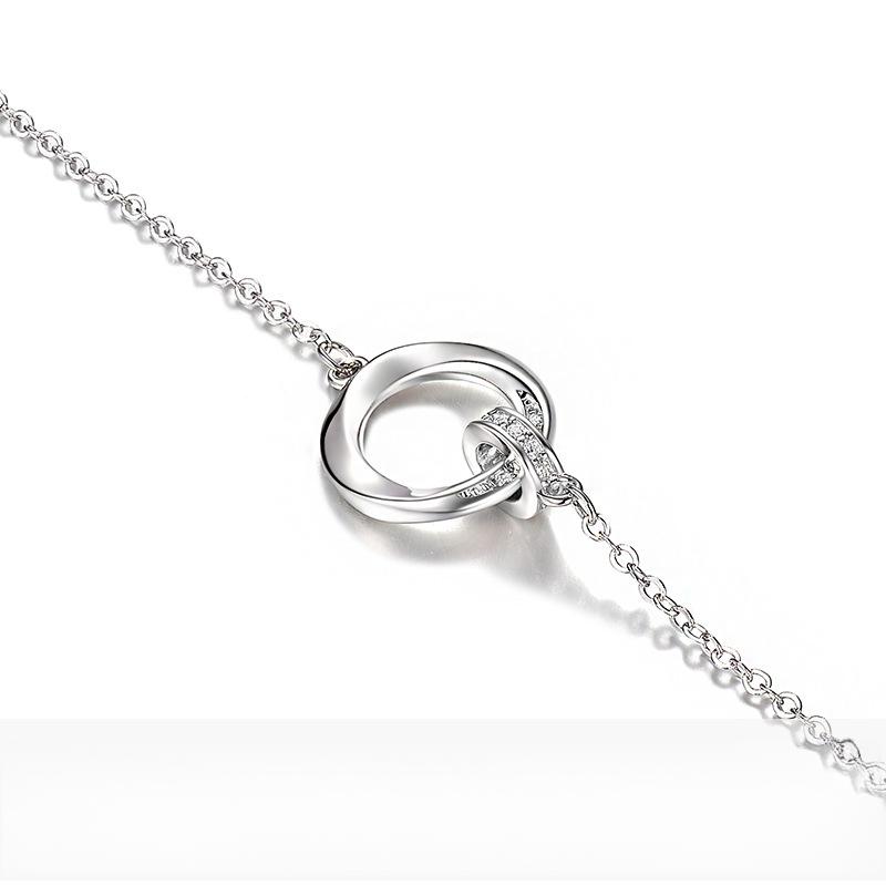 Ожерелье с пряжкой из кольца Mobius, геометрический круглый воротник, минималистский подарок на День святого Валентина