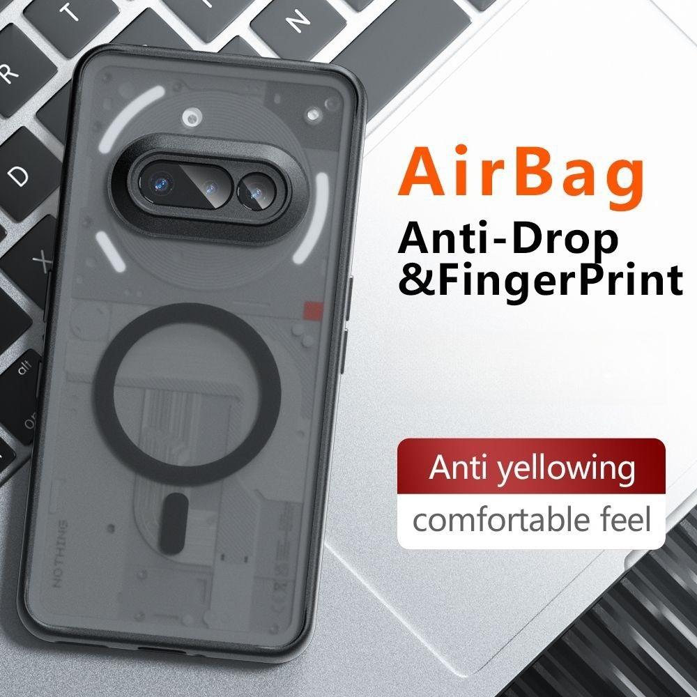 Для Nothing Phone 4A Pro Магнитный Акриловый Матовый Чехол Magsafe Для Nothing Phone 4a Ударопрочная Прозрачная Крышка Телефона Жесткий Бампер
