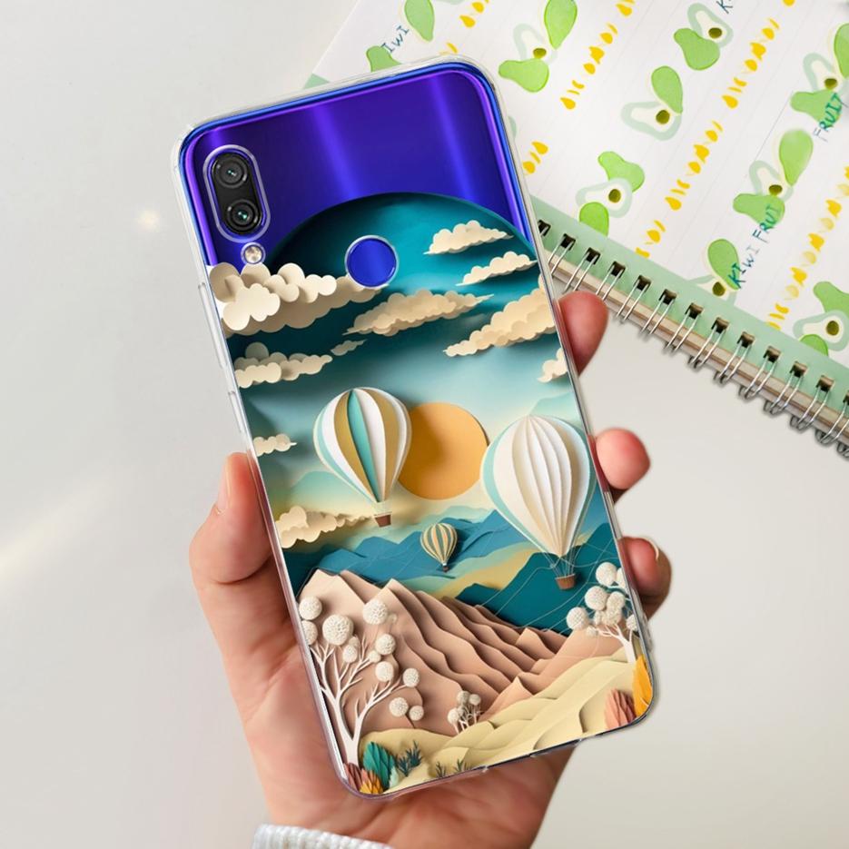 Чехол для Xiaomi Redmi Note 7 Pro Новый Модный Расписной Чехол Прозрачный Силиконовый Мягкий ТПУ Чехол для Телефона Для Redmi 7 Redmi7 Note7 Pro Корпус